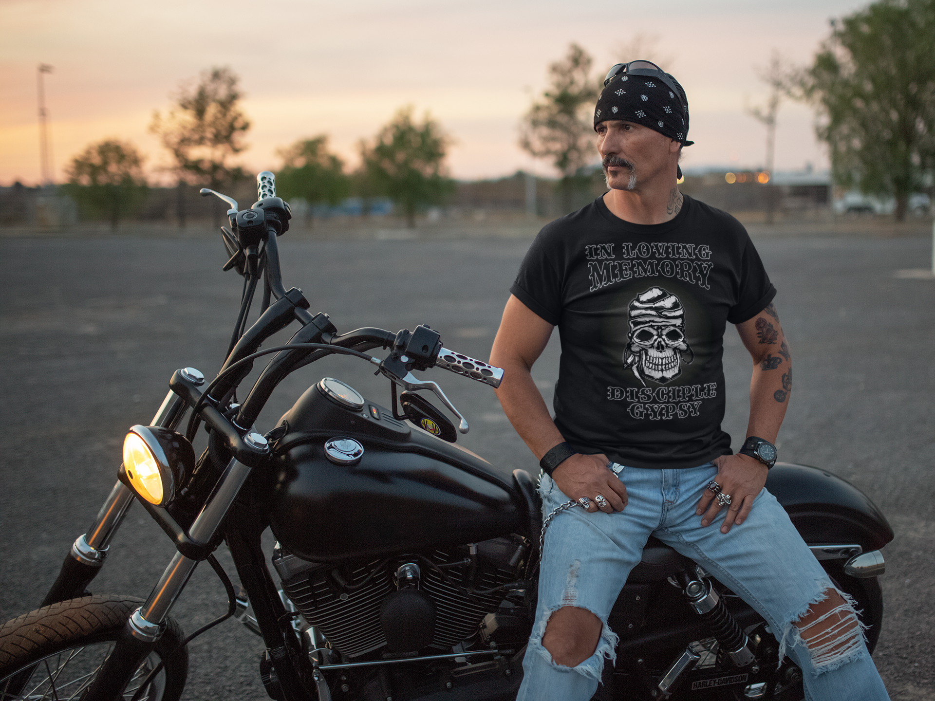 round-neck-tee-mockup-of-a-serious-looking-biker-on-his-motorcycle-20258a